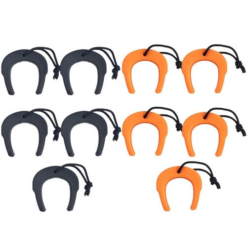 First Responder Door Stop,Door Wedge for Law Enforcement, Police, Emergency Medical Services, Firefighter Tools,Door Pinch Guard Stops Doors from Closing (10, Black Orange) - color: Black Orange