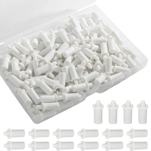 Bonsicoky 100 Pack Shutter Repair Pins - Spring Loaded Fasteners for Plantation Shutters and Windows, Ideal for Easy Cabinet and Blind Slat Repairs - size: 100 Pcs