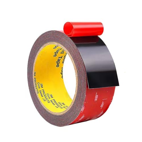 SANKA Double Sided Tape, Heavy Duty Mounting Tape, Made of vhb 5952 Tape, 2 Inch x 18 Ft, Strong Adhesive Foam Tape Waterproof Temperature Resistant for Automotive Trim, Home DIY, Office - size: 2in*18ft