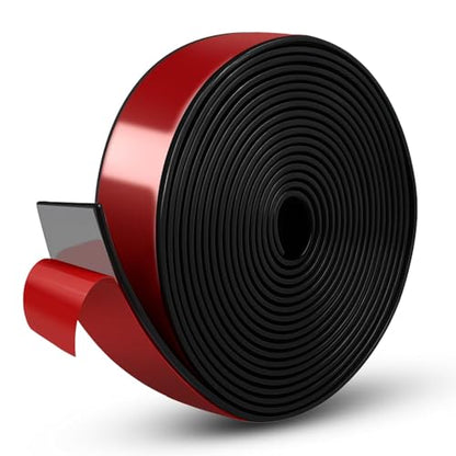 Neoprene Rubber Strips, 1" Wide X 1/16" Thick X 115" Long Adhesive Solid Rubber Strips Sheet, Rolls & Strips Gasket Strip with Adhesive Backing for Crafts, DIY, Warehouse Floor, Liner, Seal - size: 1" Wide X 1/16" Thick X 115" Long