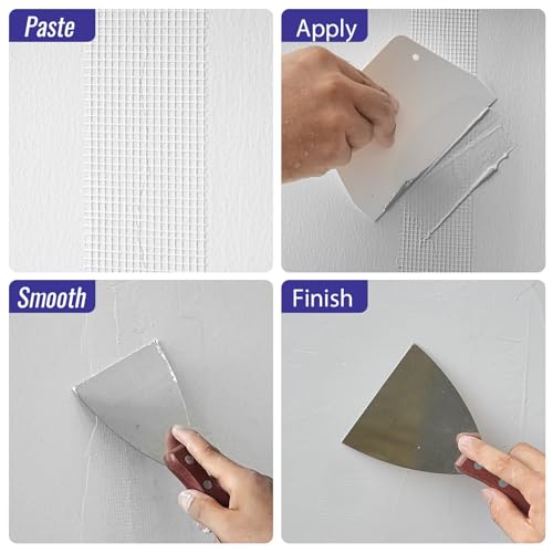 Drywall Repair Tape Sheetrock Self-Adhesive Joint Tape 2" x 100ft – Fiberglass Mesh Drywall Repair Roll for Wall Patch, Cracks & Drywall Patch (1 Roll)