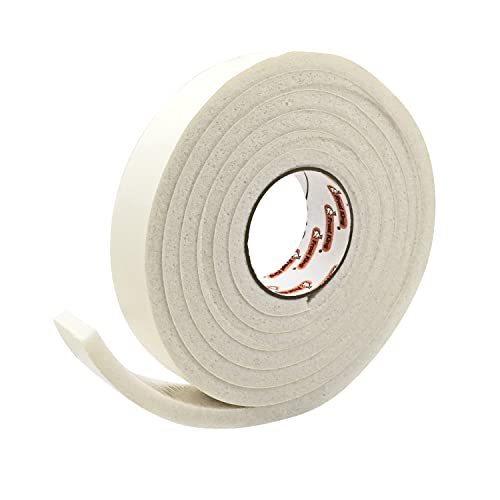 Frost King R516WH Sponge Rubber Foam Tape, 1/4" x 7/16" x 10'