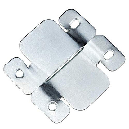 Cerpourt Metal Sectional Couch Connectors Furniture Interlocking,Sectional Sofa Fastener Software Bracket with Screws for Loveseat, Recliner, Chair or Chaise Lounge (4 Pcs)