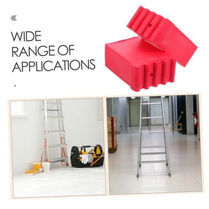 DOITOOL 2pcs Ladder Non-Slip Rubber Feet Covers Anti-Slip Ladder Pads for Safety and Stability Sturdy Foot Protectors for Home and Construction