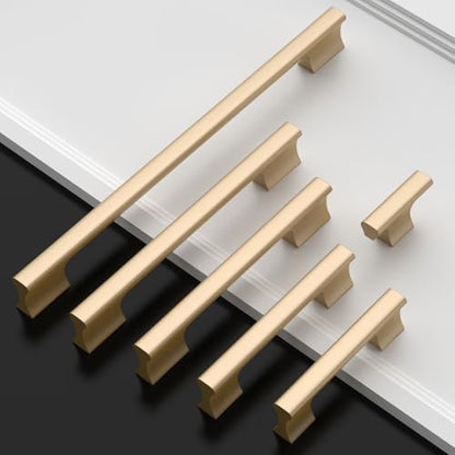 Asidrama 10 Pack 3.75 Inch(96mm) Champagne Copper Kitchen Cabinet Handles, Cabinet Pulls Kitchen Cabinet Hardware for Cupboard Drawer Pulls - color: Champagne Copper, size: 3.75" Hole Center(96mm), style: 10 Pack