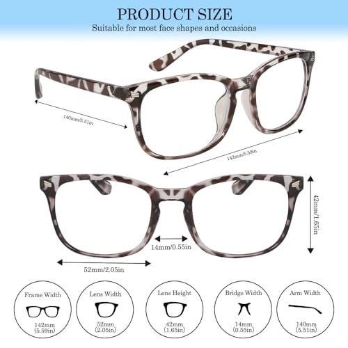 Blue Light Glasses Woman Blue Light Blocking Glasses Mens Blue Light Glasses for Girls Computer Gaming - color: Leopard, size: 1pc
