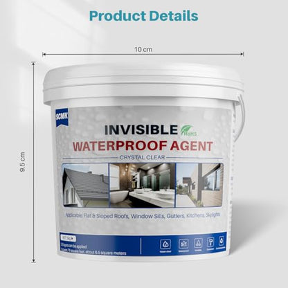 5000g Transparent Waterproof Coating Agent, SCNK Clear Waterproof Sealant, Repair Leaks Indoor and Outdoor Liquid Water Proof Sealant - size: 5000g