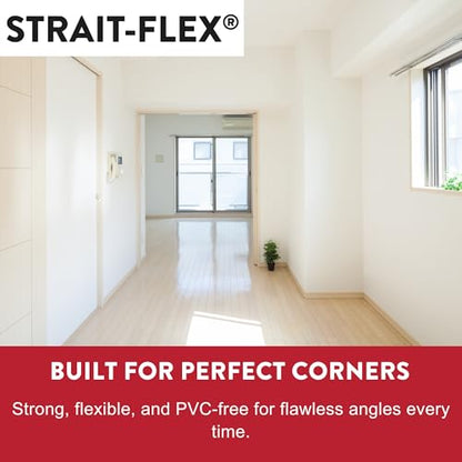 Drywall Tape – Pro-Flex300 Drywall Repair Corner Bead – Flexible PVC-Free for Inside and Outside 90 Degrees or Off-Angle Corners – Crack-Free Drywall Finishing - 3" x100ft