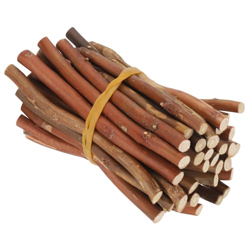 PATIKIL 36 Pcs 10cm Wood Log Sticks, Natural Wood Craft Sticks, Dried Wood Sticks Wooden Branches for DIY Crafts Accessory Decor Photo Props, Brown - color: Brown, size: 10 cm
