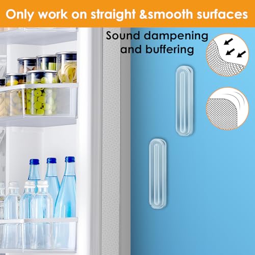 Wall Protector from Furniture 8PCS Short, Wall Bumper Guards, Fridge Door Stopper, Furniture Wall Protectors 2.4x0.6x0.2inch - size: 8pcs Short Thick
