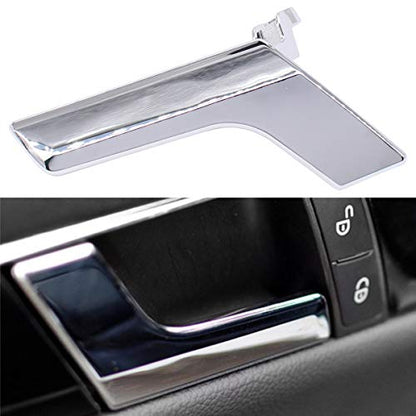 Left Side Chrome Inside Interior Door Handle Repair Kit for Mercedes W204 X204 W204 C-Class (Sedan & Wagon) 2008, 2009, 2010, 2011, 2012, 2013, 2014