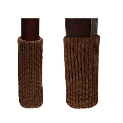 TEKEFT 20 pcs Knitting Wool Furniture Socks Chair Leg Socks Furniture Sliders That Protect Hardwood Floors from Scratches Socks Gifts
