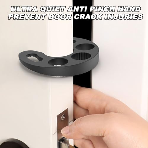 Door Stopper,5 Pack Flexible Rubber Door Stops Wedge Holder,DIY Furniture Shims for Doors, Tables of Home Improvement、Office、School、Factory etc（Black） - size: 5Pack stoppers