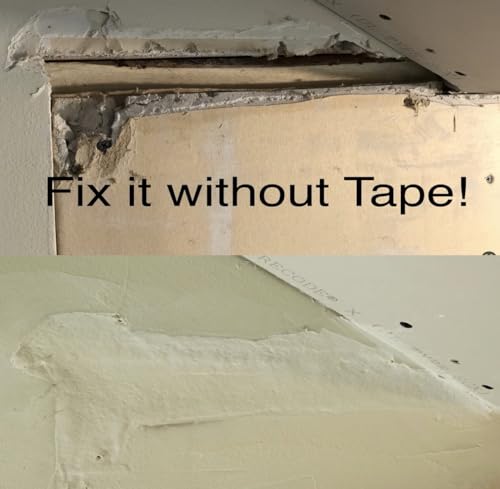 Tape in Mud™ 2025 Version-Fiber Reinforcement additive to Drywall Taping Compound-Finish Drywall Joints Without Tape-Tapeless Drywall Finishing - No More Taping | Save 40% of Labor