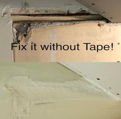 Tape in Mud™ 2025 Version-Fiber Reinforcement additive to Drywall Taping Compound-Finish Drywall Joints Without Tape-Tapeless Drywall Finishing - No More Taping | Save 40% of Labor