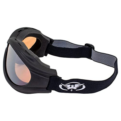 Global Vision Eyewear Big Ben Motorcycle Goggles Fit Over Most Glasses - color: Driving Mirror