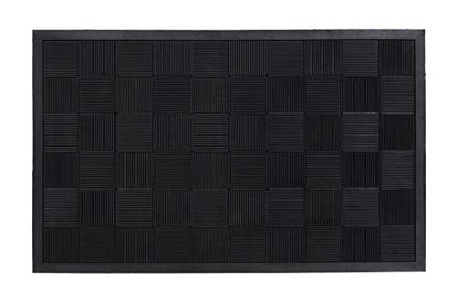 Guardian Floor Protection PARQUET3X5 Parquet Wiper Scraper Outdoor Floor Mat, Rubber, 3' x 5', Black, 3' Length, 5' Width - size: 3' x 5' (Rectangular)