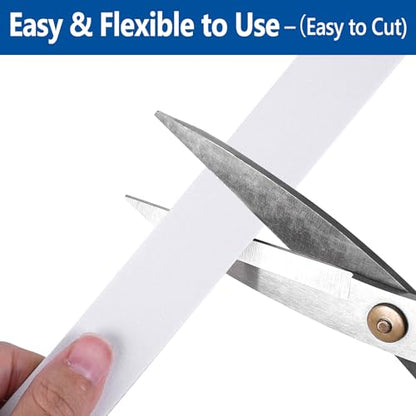 Kikerike Self Adhesive Foam Tape Weatherstrip 1/2in x 1/8in x 13Ft High Density Foam Insulation Strips Seal Weather Stripping with Strong Adhesive for Door and Window Sound Isolation Soundproofing - size: 1/2in x 1/8in x 13Ft