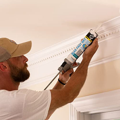 DAP 18425,White Caulk,10.1 oz,10.1 Fl Oz,Whites,(Pack of 2) - size: 10.1 oz (Pack of 2)