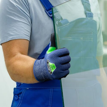 HexArmor Safety Gloves | Foam Nitrile | Full A7-Level Cut Resistance | Fiberglass-Free | Touchscreen Compatible | Helix 3026 - size: Medium