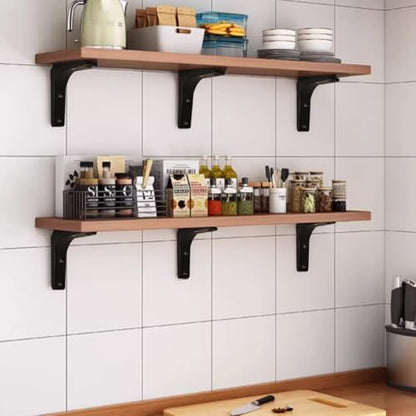 1 Pair Stainless Steel Right Angle Shelf Bracket Heavy Duty Furniture Repair Fixing Bracket Wall Mounting Rack Braces 7.5cm*7.5cm*2cm