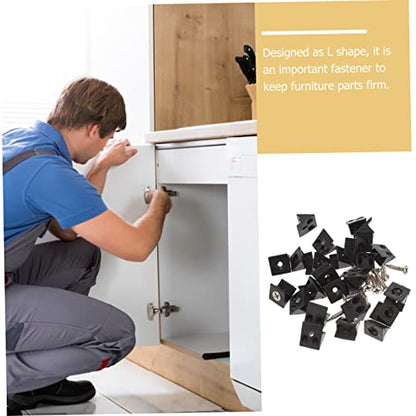 100pcs Shelf Support Accessories Fastener Easy Install Plastic Furniture Repair - size: 2.5X1.3CM