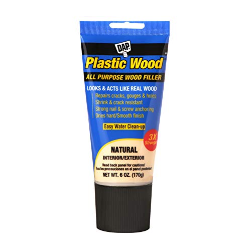 DAP® Plastic Wood Latex Filler, 6 Oz., Natural - color: Natural, size: 6 Oz., style: Plastic Wood