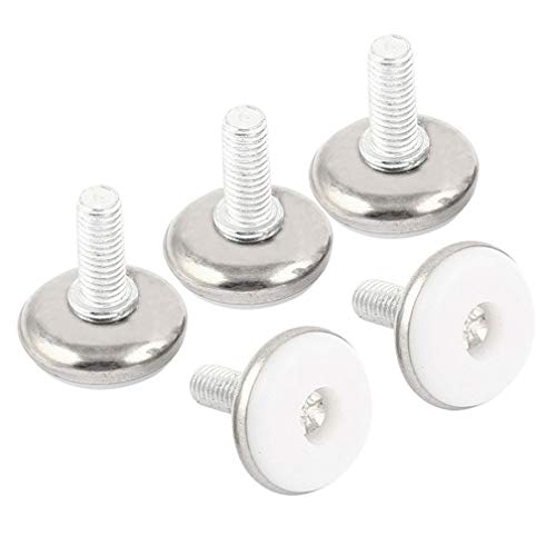 30Pcs Adjustable Furniture Leg Base Leveller Table Leveling Feet Pads, M6 x 15mmThreaded Rod