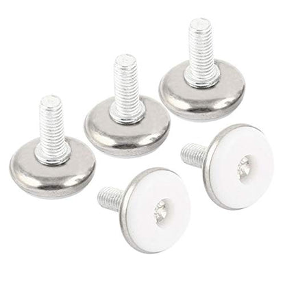 30Pcs Adjustable Furniture Leg Base Leveller Table Leveling Feet Pads, M6 x 15mmThreaded Rod