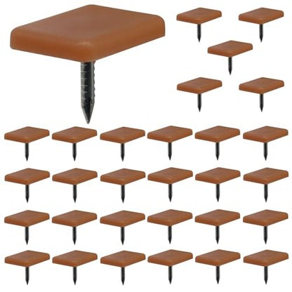 30 Pcs Tack-in Drawer Glides and Slides, Square Shape Plastic Drawer Stoppers Repair Parts for Making The Drawers Slide Smoothly and Evenly - size: 30 Pcs, style: Square Shape