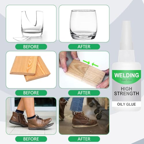 Welding High-Strength Oily Glue, Multifunctional Super Glue for Fast Repair, Universal Strong Adhesive Welding Glue for Metal, Plastic, Wood, Ceramic, Leather, Glass (2)