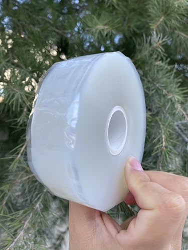 Self Sealing Fusing Silicone Tape Clear, 1 in Wide 36Feet Heavy Duty & Leak Proof Rubber Waterproof Hose Tape Pipe for Water Emergency Pipeline Repair Cable Winding Insulating (0.5mm in Thickness) - color: Clear, size: 1-Inch x 36-Feet