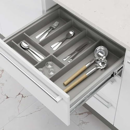 LONTAN Full Extension Ball Bearing Drawer Slides 8 10 12 14 16 18 20 22 24 Inch Heavy Duty Side Mount File Cabinet Rails Dresser Runner Kitchen Drawer Glides 100 LB Capacity (18 inch,10 Pairs) - color: Silver, size: 18 Inch - Drawer Slide