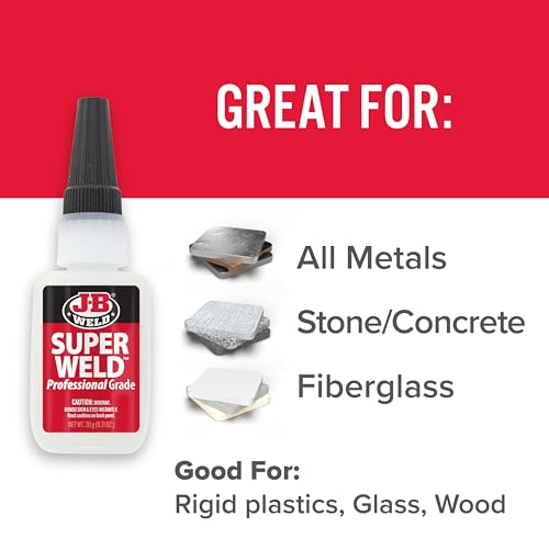 J-B Weld Superglue 20g 2 Pack - SuperWeld Professional Grade
