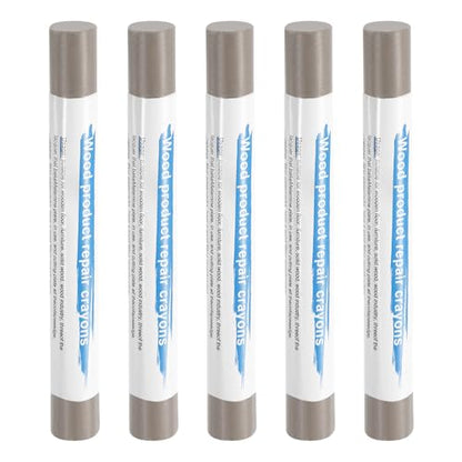 HARFINGTON 5pcs Wood Filler Sticks Wooden Wax Touch Up Furniture Repair Crayons for Scratch Hole Wood, Lilac - color: Lilac