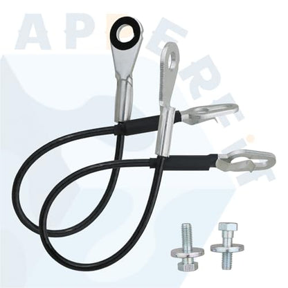 APPERFiT Locking Tailgate Hardware Rebuild Kit for Truck Bed Door Compatible with 2007-2014 Chevrolet Chevy Silverado/GMC Sierra Tail gate Parts Handle Latch Hinge Cable Striker Bolt Set - style: 2007-2014 w/ lock