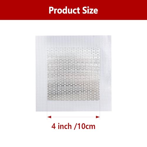 10PCS 4Inch Aluminum Wall Repair Patch, Self Adhesive Fiberglass Wall Hole Patch, Large Hole Patch Repair for Drywall, Sheet Rock - size: 4Inch