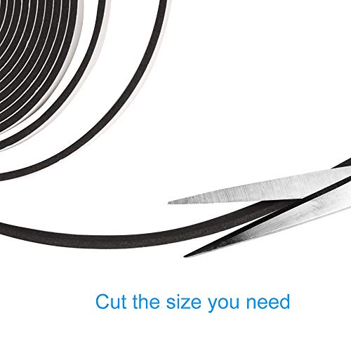 2 Rolls Weather Stripping,1/4 Inch Wide X 1/8 Inch Thick Foam Seal Tape High Density Foam Strip Self Adhesive,Closed Cell Foam Tape Seal Strip,16 Feet Long Each - size: 1/4"W x 1/8"T x 32FT