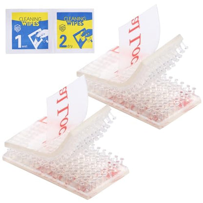 EZ Pass Mounting Strips with Adhesive for EZ Pass/iPass Illinois/Sunpass Cars Windshield Toll Transponder Holders | Sticky Replacement Double Sided Tape Sticker,4 Pieces|2 Sets