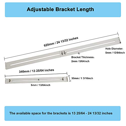 FRMSAET Drawer Repair Kit - Used to Reinforce and Repair Wooden/MDF/Chipboard Drawers Cabinet Reinforcement Heavy Duty Steel Hardware Furniture Accessories - Includes Screws (1 Pack) - size: 1 Pack