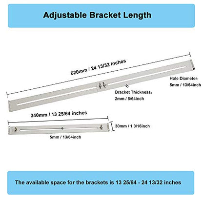 FRMSAET Drawer Repair Kit - Used to Reinforce and Repair Wooden/MDF/Chipboard Drawers Cabinet Reinforcement Heavy Duty Steel Hardware Furniture Accessories - Includes Screws (4 Pack) - size: 4 Pack