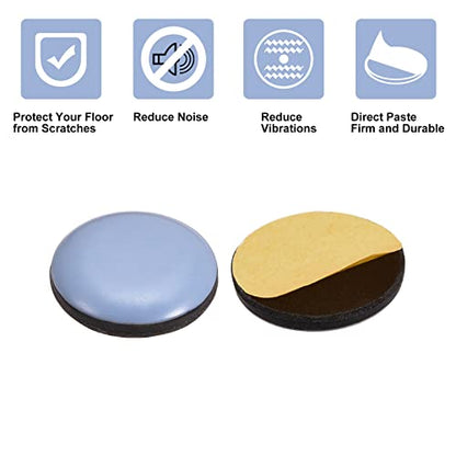 uxcell 63/64-Inch Round PTFE Furniture Sliders, Adhesive Self Stick for Wood Floors, Ceramic Tile and Carpeting 8pcs - size: 63/64-Inch