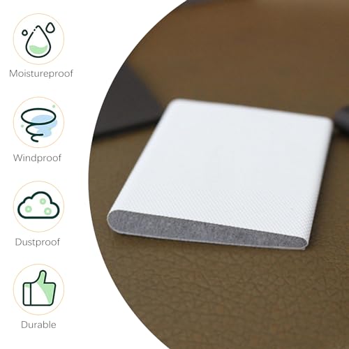 CoguZed 10-Pack Door Corner Seals, Exterior Door Jamb Weather Stripping, Wedge Draft Plugs, Foam Seals for Noise Isolation and Weather Protection