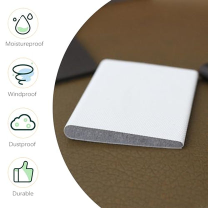 CoguZed 10-Pack Door Corner Seals, Exterior Door Jamb Weather Stripping, Wedge Draft Plugs, Foam Seals for Noise Isolation and Weather Protection