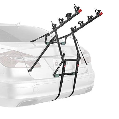 Allen Sports Deluxe 4-Bike Trunk Mount Rack, Model 104DB-R , Black - color: Red/ Black, size: 4-bike, style: Bike Rack