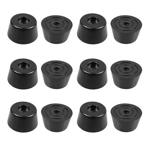 Rubber Cone-Shaped Machine Foot Shock-Absorbing pad, Instrument Chassis pad,Table and Chair Anti Slip Foot pad - size: 30*22*15
