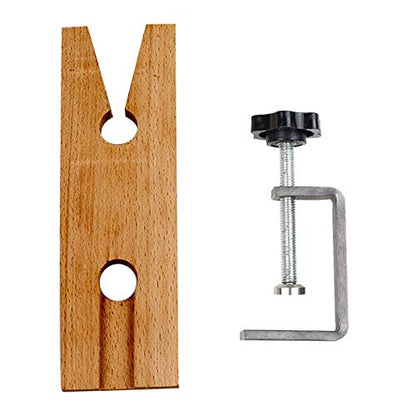Bench Pin Clamp Set V-Slot for Workbench Wooden Jewelry Clamp Tool