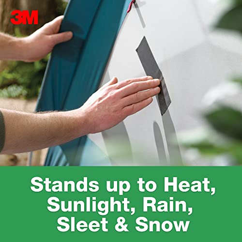 3M All Weather Duct Tape, 1.88 in x 25 yd, 1 Roll, UV/Water Resistant, Stands up to Heat, Sunlight, Rain, Sleet & Snow, Great for Patching, Reparing Outdoor Items and Reinforcing Tools (2525) - size: 25 yd