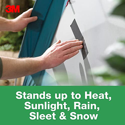 3M All Weather Duct Tape, 1.88 in x 25 yd, 1 Roll, UV/Water Resistant, Stands up to Heat, Sunlight, Rain, Sleet & Snow, Great for Patching, Reparing Outdoor Items and Reinforcing Tools (2525) - size: 25 yd