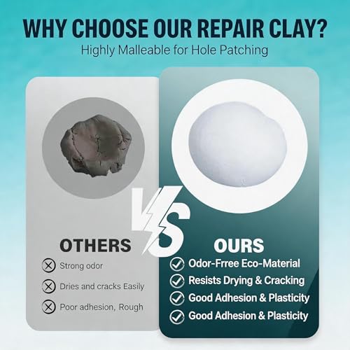 Waterproof Sealant Putty, Quick Repair Mending Clay for Pipe, Wall Hole & AC Opening, Strong Sealing Mud for Leak Proof Fix (4) - color: 4